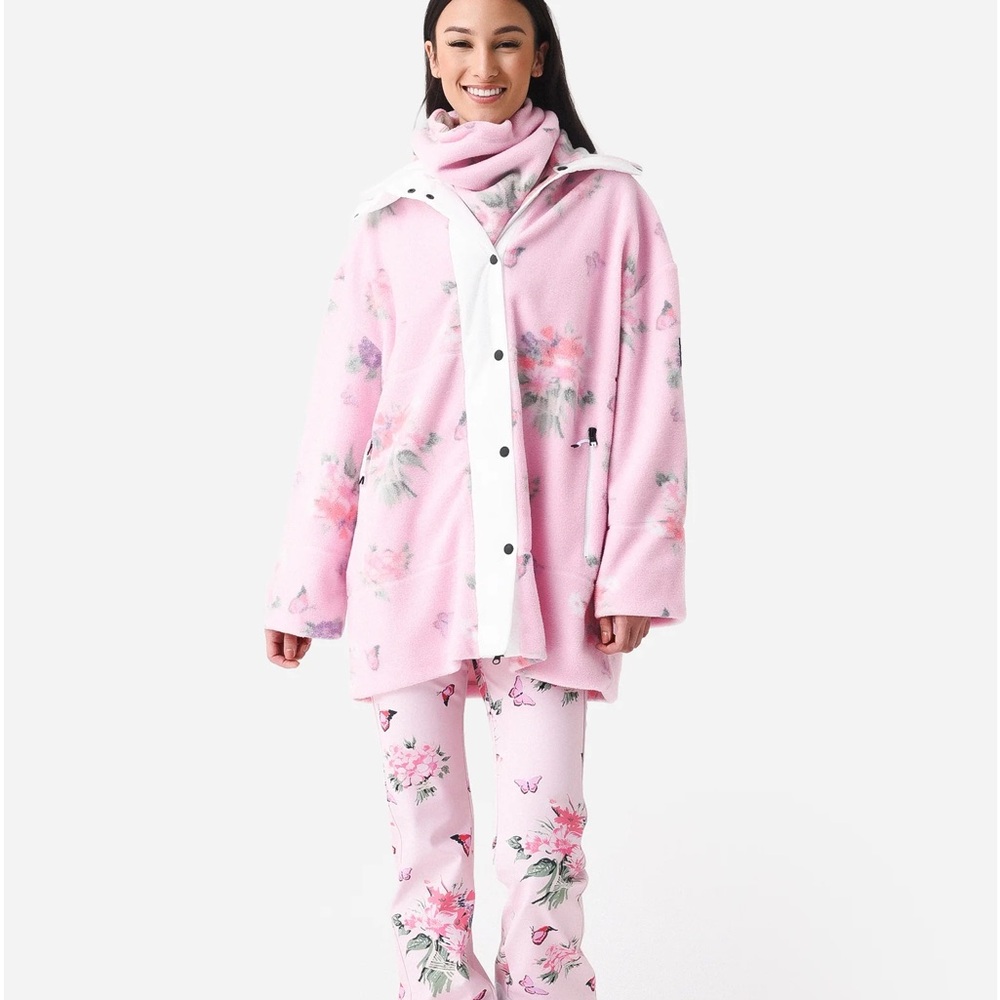 LoveShackFancy Pink Floral Jacket
